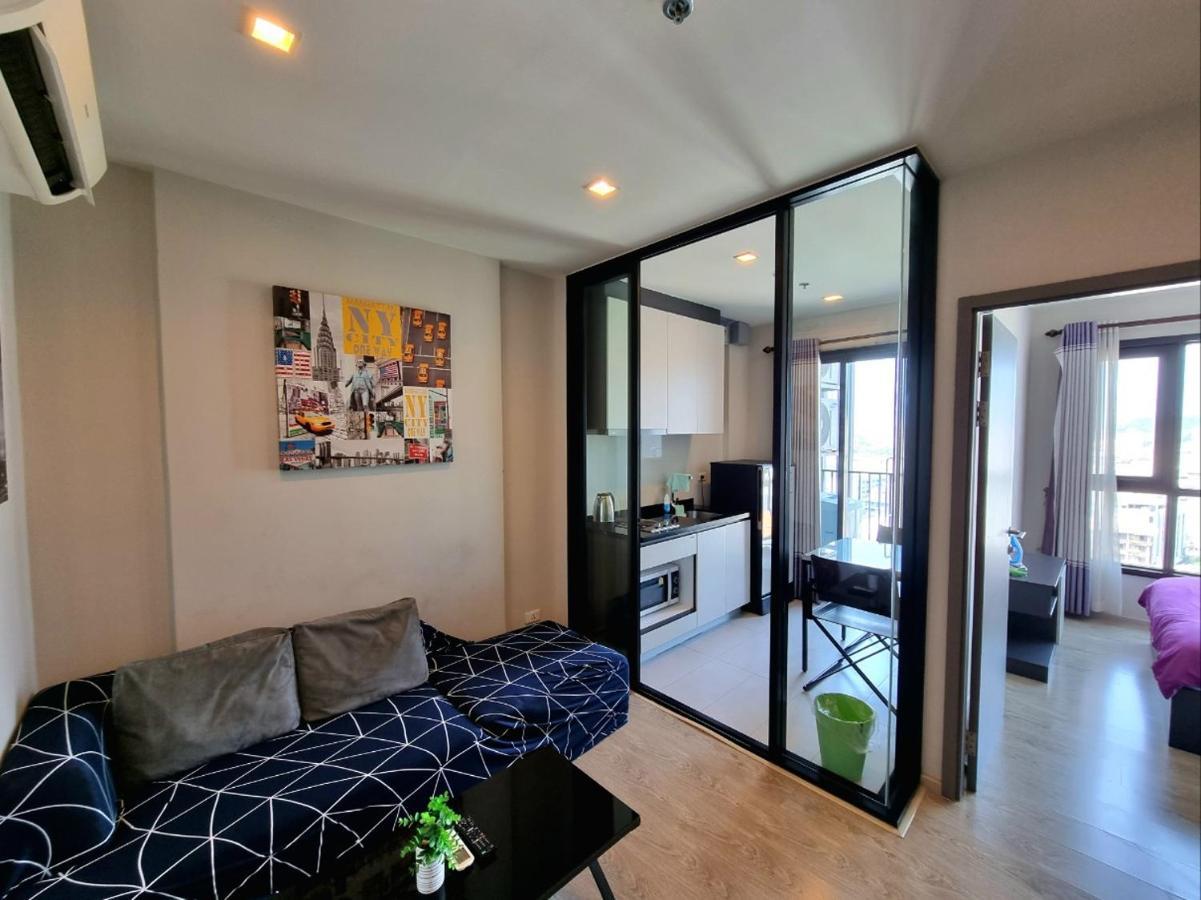 The Base Condo Center Of Pattaya Rooftop Swimming Pool Bagian luar foto