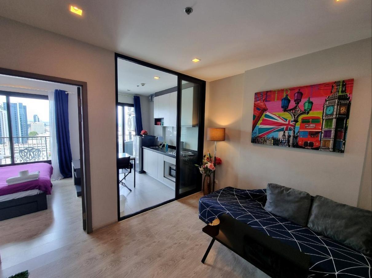 The Base Condo Center Of Pattaya Rooftop Swimming Pool Bagian luar foto